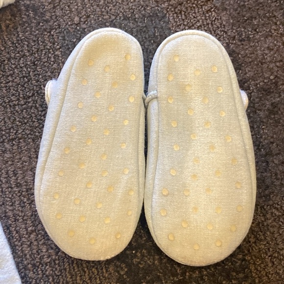 VNTG Chambray BabyGAP One Piece Cotton Jumpsuit w/Shoes 6-12 Month - Picture 12 of 14